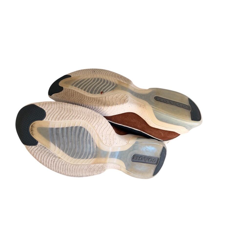 COACH Men’s Tech Runner Sneakers - Blue/Brown Suede - Picture 9 of 10